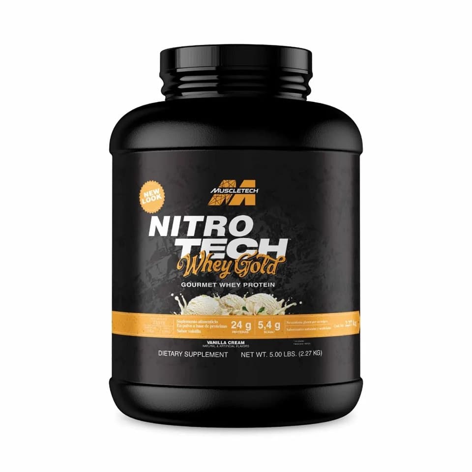 Nitro tech Whey Gold 5lbs Vainilla