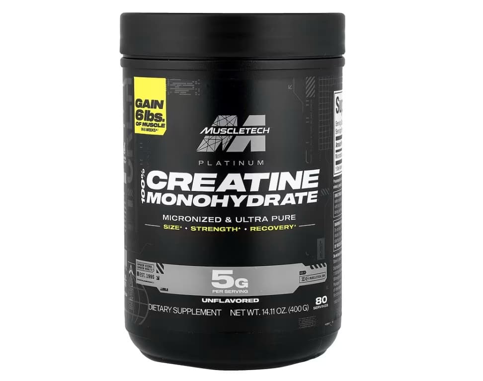 Creatina Platinum Muscletech 80 Servicios